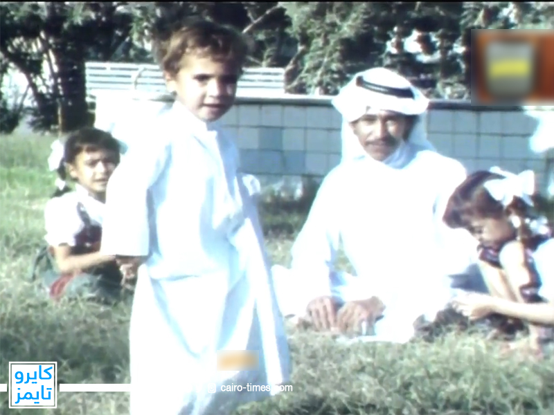 عبدالكريم عبدالقادر وزوجته وأولاده