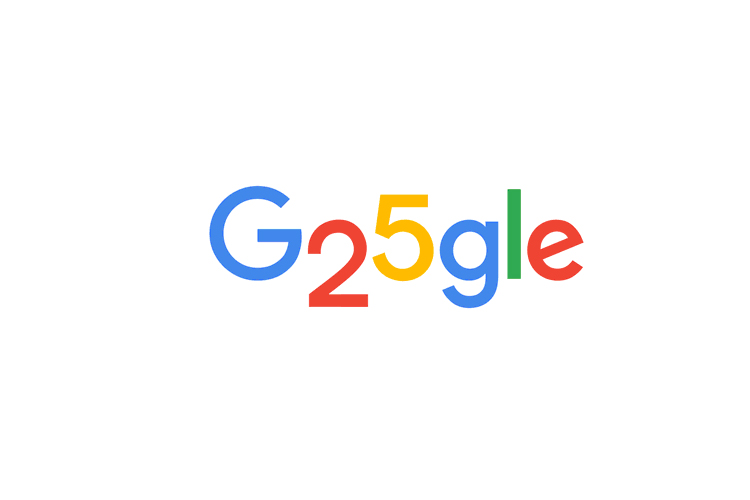 google يحتفل بمرور 25 سنة على إنشائه