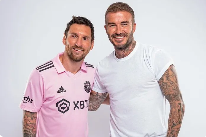 Beckham and Messi
