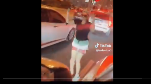 بسبب هذا الفيديو.. أنباء عن القبض على الفتاة  التي رقصت في الشارع بمدينة الفحيحيل