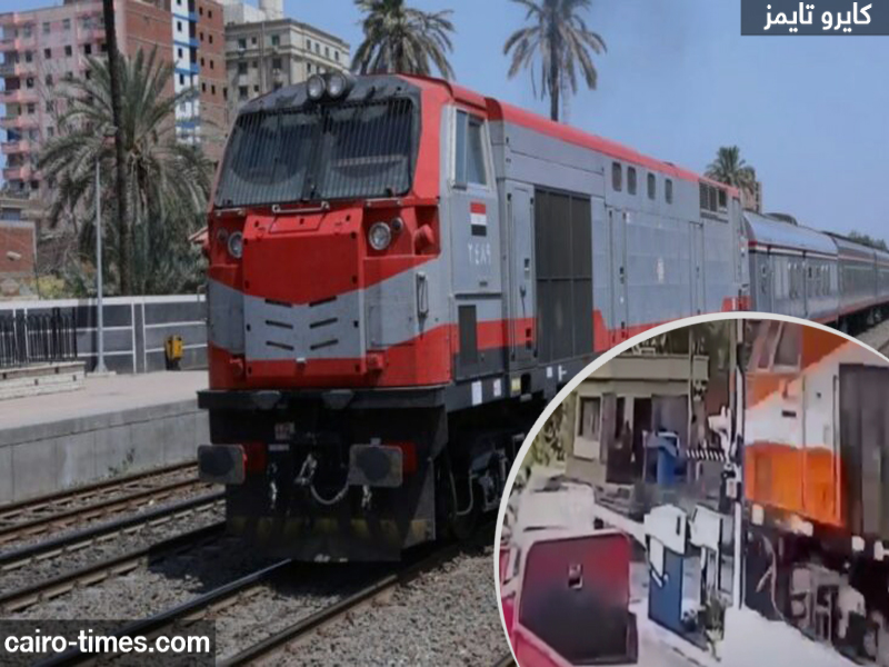 مروع.. فيديو لحظة دهس قطار لرجل خمسيني في محافظة سوهاج بمصر